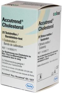Тест-смужки Accutrend Cholesterol, 25 шт.