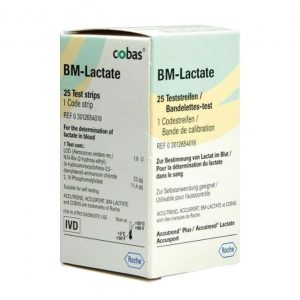 Тест-смужки Accutrend Lactate, 25 шт.