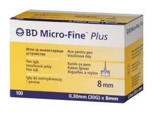 Голки для шприц-ручок BD Micro-Fine 8 мм, 100 шт.