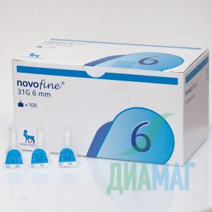 Голки для шприц-ручок Novofine 6 мм, 100 шт.