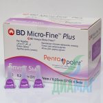 Голки для шприц-ручок BD Micro-Fine 5 мм, 100 шт. - 2