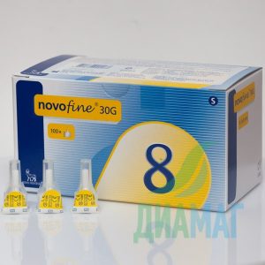 Голки для шприц-ручок Novofine 8 мм, 100 шт.