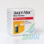 Ланцети Accu-Chek Fastclix, 100+2 шт. - 2