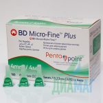 Голки для шприц-ручок BD Micro-Fine 4 мм, 100 шт. - 2