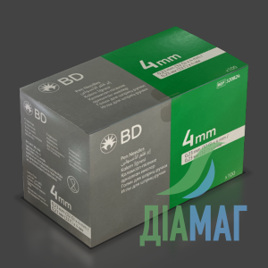 Голки для шприц-ручок BD Micro-Fine 4 мм, 100 шт.
